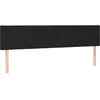 vidaXL Têtes de lit 2 pcs Noir 100x5x78/88 cm Similicuir