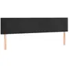 vidaXL Têtes de lit 2 pcs Noir 90x5x78/88 cm Velours