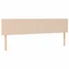 vidaXL Têtes de lit 2 pcs Cappuccino 90x5x78/88 cm Similicuir