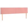 vidaXL Têtes de lit 2 pcs Rose 80x5x78/88 cm Velours