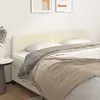vidaXL Têtes de lit 2 pcs Crème 90x5x78/88 cm Similicuir