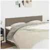 vidaXL Têtes de lit 2 pcs Taupe 80x5x78/88 cm Tissu