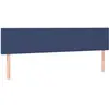 vidaXL Têtes de lit 2 pcs Bleu 80x5x78/88 cm Tissu