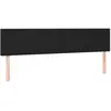 vidaXL Têtes de lit 2 pcs Noir 80x5x78/88 cm Similicuir