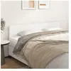 vidaXL Têtes de lit 2 pcs Blanc 80x5x78/88 cm Similicuir