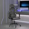 vidaXL Chaise de jeu de massage Noir et camouflage Similicuir