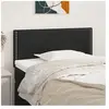 vidaXL Tête de lit Noir 90x5x78/88 cm Similicuir