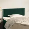 vidaXL Tête de lit Vert foncé 80x5x78/88 cm Velours