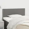 vidaXL Tête de lit Gris foncé 100x5x78/88 cm Tissu
