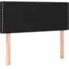 vidaXL Tête de lit Noir 80x5x78/88 cm Tissu