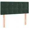 vidaXL Tête de lit Vert foncé 100x5x78/88 cm Velours