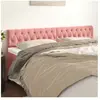 vidaXL Têtes de lit 2 pcs Rose 90x7x78/88 cm Velours