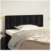vidaXL Tête de lit Noir 90x5x78/88 cm Velours