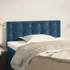 vidaXL Tête de lit Bleu foncé 90x5x78/88 cm Velours
