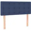 vidaXL Tête de lit Bleu 80x5x78/88 cm Tissu