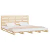 Vidaxl - Cadre de lit 200x200 cm bois de pin massif Naturel