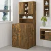 Armoire de machine à laver Chêne fumé Bois d'ingénierie Vidaxl Smoked oak