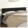 vidaXL Têtes de lit 2 pcs Noir 90x5x78/88 cm Velours