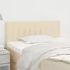 vidaXL Tête de lit Crème 100x5x78/88 cm Tissu