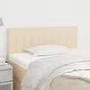 vidaXL Tête de lit Crème 80x5x78/88 cm Tissu