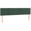 vidaXL Têtes de lit 2 pcs Vert foncé 80x5x78/88 cm Velours