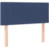 vidaXL Tête de lit Bleu 80x5x78/88 cm Tissu