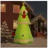 vidaXL Arbre de Noël gonflable avec LED 500 cm