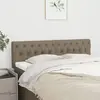 vidaXL Têtes de lit 2 pcs Taupe 72x7x78/88 cm Tissu