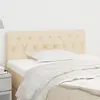 vidaXL Tête de lit Crème 90x7x78/88 cm Tissu