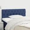 vidaXL Tête de lit Bleu 100x7x78/88 cm Tissu