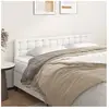 vidaXL Têtes de lit 2 pcs Blanc 80x5x78/88 cm Similicuir