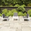 vidaXL Têtes de lit 2 pcs Gris clair 100x5x78/88 cm Velours