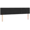 vidaXL Têtes de lit 2 pcs Noir 100x5x78/88 cm Velours
