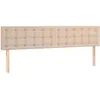 vidaXL Têtes de lit 2 pcs Cappuccino 90x5x78/88 cm Similicuir