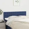 vidaXL Têtes de lit 2 pcs Bleu 72x5x78/88 cm Tissu