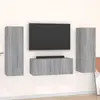 Vidaxl ensemble de meubles tv 3 pcs sonoma gris bois d'ingénierie