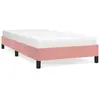 vidaXL Cadre de lit Rose 80x200 cm Velours