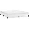 vidaXL Cadre de lit Blanc 160x200 cm Similicuir
