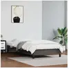vidaXL Cadre de lit Gris 90x200 cm Similicuir