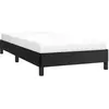 vidaXL Cadre de lit Noir 90x200 cm Similicuir