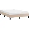 vidaXL Cadre de lit Cappuccino 120x200 cm Similicuir