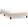 vidaXL Cadre de lit Cappuccino 100x200 cm Similicuir