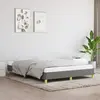 vidaXL Cadre de lit Gris foncé 140 x 200 cm Tissu