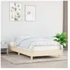 vidaXL Cadre de lit Crème 90x190 cm Tissu