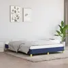 vidaXL Cadre de lit Bleu 140 x 200 cm Tissu