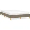 vidaXL Cadre de lit Taupe 120x200 cm Tissu