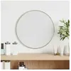 vidaXL Miroir mural Argenté Ø 30 cm Rond