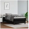 vidaXL Matelas de lit à ressorts ensachés Noir 90x200x20 cm Similicuir