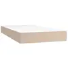 vidaXL Matelas de lit à ressorts ensachés Cappuccino 80x200x20 cm