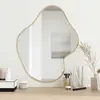 vidaXL Miroir mural Doré 60x50 cm
